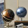 Retro World Globe Decoration Terrestrial Map Modern Home Decor Geography Education Office Desk Accessories 211108