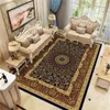 Турция напечатана персидские коврики толстые мягкие гостиной спальня спальня декоративный район коврик моющийся турецкий бохо большой пола ковер коврик 220301