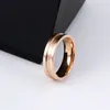 Projektant marki 316L Pierścień stali tytanowej Miłość Effled Wedding Pand Biżuteria dla miłośników Para prezent ślubna US rozmiar 4-11242f