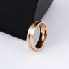 Marka Designer 316L Titanium Steel Pierścień Miłość Emalia Wypełniona Band Wedding Band Jewelry Dla Lovers Para Prezent Ślubny US Rozmiar (4-11)