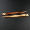 箸5ペア日本の再利用可能な木造の手作り天然ブナの中国のセットウッドギフトの食器＃45