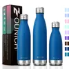 ZOUNICH Double paroi en acier inoxydable bouteille d'eau Thermos isolé flacon à vide Gym Sport Shaker Portable 211013