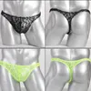 Hot Sexy Mens Lace Thongs Ropa interior Lencería Soft Transpirable Elástico Fashion Perraposos 1089