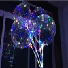 Decorazione per feste LED Bobo Balloon con bastone da 31,5 pollici 3 metri String Balloon Light Natale Halloween Matrimonio Compleanno XG0061