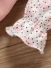 Baby-Overallkleid aus Cord mit Polka Dots und Volantärmeln SIE