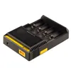 nitecore d4 digicharger lcdディスプレイバッテリー充電器ユニバーサル充電器小売パッケージCablea258981291