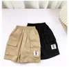 Pojkar sommar bomull Casual lösa shorts barn mode coola barn märkning 210508