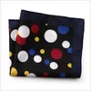 23 * 23 см MANS MANS PAMPLE квадратные платфорки для платки Hanky ​​Print Plink Tolka Dot Floral Councle полотенце Большой размер носовой платок для мужского костюма свадьба