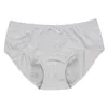 Pantías de mujer para mujer Período de ropa interior menstrual de algodón suave bragas a prueba de fugas.