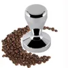 Acero inoxidable 49mm/51mm/57,5mm/58mm café Tamper Barista herramientas accesorios Espresso polvo prensa 210423