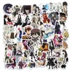 Araba Sticker 10/50 / 100 adet Bungou Stray Köpekler Anime Etiketler Çocuklar için Dizüstü Telefon Kılıfı Gitar Kaykay Graffiti Karikatür Vinil Çıkartmaları Bombası