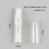 Bouteille atomiseur de parfum en verre transparent de 2ml, Mini flacon pulvérisateur de 2cc, conteneur d'emballage d'échantillon de Test, vente en gros d'usine, 500 pièces