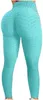 modellatura famosi leggings TikTok pantaloni da yoga per le donne vita alta controllo della pancia bottino Bubble Hip Lifting allenamento collant da corsa 11153V