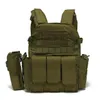 Охотничьи куртки мужчины 6094 Многоцветный камуфляжный жилет модульный модульный боевой боевик боевые аксессуары для одежды1
