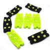 1 par 5-Stud Snow Ice Claw Climbing Anti Slip Shoe Spikes Grips Crampon Cleats Skor Skydd för Kvinnor Män Stövlar Storlek 35-43 Designer Race Sasual Formal Basket