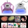 Sèche-ongles 86W lampe LED sèche-linge 42LED UV pour sécher le vernis gel, minuterie Light488