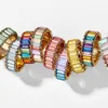 Модный сплав многоцветное бриллиантовое кольцо для женщин подруга личности геометрические ювелирные изделия свадебный подарок