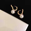 Marque de luxe pour femmes S925 argent sterling petite fée perle boucles d'oreilles en or mode originale simple boutique cadeaux