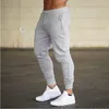 Höst New Mens Slim Fit Sweatpants Gym Fitness träning Solida Sportkläder Byxor Man Casual Fashion Pencil Byxor Joggare 210421