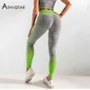 Seamless Fitness Legging Push Up Activewear Leggins Mujer Knitting Workout Jegging Femme 211204