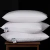 Alto Elasticity Lavável Adulto Travesseiro Estudante Dormitório Soft Inteiro Cabeça Elástico travesseiro para proteger o agregado familiar de espinha cervical F8078 210420