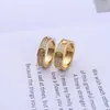 316L Titanium Steel Ring Lovers Rings Size For Women And Men Designer Jewelry NO Box With Box