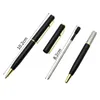 Mini Rotating Pocket-size Ballpoint Pen Metal Material 0.7 mm Black Blue Ink Refill Ballpen Office School Supplies Stationery 211025