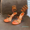 Designer-Womens luxury slides flip flops sandals 20SS Crystal Serpentine dress shoes Sexy strass Cleo sandals Party high heel