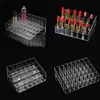 Jewelry Pouches, Bags Transparent Cosmetic Storage Box 24/36/40 Grid Display Stand Makeup Organizer Desktop Collection Case Holder