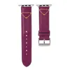 Cinturino per cinturini per orologi di moda per cinturino Apple Watch 38mm 41mm 42mm 40mm 44mm 45mm iwatch 6 5 4 3 2 cinturini in pelle PU di lusso cinturino cinturino con stampa lettera