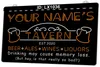LX1036 Ваши имена Tavern Beer ALES Вина Вина Световой Знак Двойной Цвета 3D Гравировка