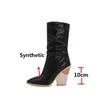 Sexy Mid-bezerro Botas para Mulheres Ins High Saltos Meninas Queda Winter Watch Club Club Shoes Mulher 210528