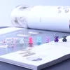 Fournisseur d'usine Autocollant ongle décoloration acrylique Accessoires de décoration de résine d'ours Glitter coloré pour les ongles