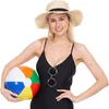 Piłka na plaży Inne baseny Spashg Rainbow Nadmuchiwane Plaże Piłki Basen Zabawki Pływanie Wody Dla Dzieci Prysznic Kąpiel Toy Baby Outdoor XG0387