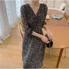 S-XL Plus Size Summer Girls Boho Party Chiffon Abito vintage femminile oversize manica lunga Abiti da donna Robe Vestido 210417