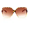 Lunettes de soleil mode surdimensionné carré femmes Vintage marque Design classique luxe lunettes de soleil rétro dégradé lentille lunettes de plein air