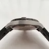 GF Factory Automatyczne mechaniczne zegarek mechaniczny przez 43 * 12.2mm Dwukierunkowy Dwukierunkowy koło Ratchet Obrotowy Zegarek Ring Arc Sapphire Kryształowe szkło