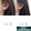 ROXI 3PCS 2/3 / 4mm 925 Boucles d'oreilles solitaires à quatre griffes en argent sterling pour femmes filles Belle boucle d'oreille à tige ronde pour cartilage Prix usine Conception experte Qualité