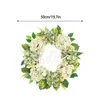 Decorative Flowers & Wreaths Simulation Wreath Artificial Flower Festival Supplies Vintage Green Grapevine + Plastic Antique Wall Hanging Ga