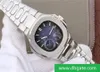 Watch Bands Besst Editio 5712 Fashion Luxury Dial Fine Steel Watchs's Kalender Fase Functie Automatische Mechanische Beweging Horloges Designer Horloges