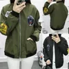 Jackets de mujeres Hip Hip Hop Furry Patchwork Bloque de color hombre Harajuku