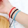 26 Kolory Regulowane Woven Przyjaźń Bransoletka Dla Kobiet Mężczyźni Wosk Wrap Wrap Lina Knot BraceletsBangles Handmade Biżuteria Prezenty