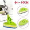 Cleaning Brush Set Bathroom Bathtub Home Clean Tool Long Handle Telescopic Replace Sponge Spin Scrubber Brush For Toilet 210831