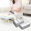Storage Drawers Closet Organizer Mesh Box Foldable Underwear Organizers Dividers Jeans Clothes Wardrobe Compartment Boxes