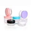 10g 15g 20g Refillable Bottles Plastic Empty Makeup Jar Pot Travel Cream Lotion Cosmetic Container Packing for Lip Balm Eye Shadow