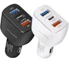 35W 7A QC 3.0 Quick Car Chargers Auto Power Adapter Type C PD charger for iphone 13 12 7 8 PLUS samsung tablet pc