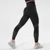 CHRLEISURE TOGGINGS Kadınlar Yüksek Bel Seksi Dikişsiz Spor Hollow Baskılı Egzersiz Pantolon Esneklik Legins 210925
