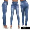 Sommer Vintage Slim Boyfriend Jeans mit hoher Taille für Frauen Stretch Black Denim Mom Jeans Plus Size Push Up Skinny Jeans Frau 210616