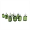 Storage Bottles & Jars Home Organization Housekee Garden Lot Of 12 Pieces Green Plastic Transparent Refillable Empty Dropper Bottle Makeup P