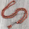 6mm Naturale Pietra Arenaria Fili di Pietra Bracciale Uomo Classica Collana Fatta A Mano Per Le Donne 108 Mala Beads Healing Bracciali Amici Gioielli